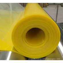 Yellow Color Silicone Rubber Sheet Glossy Silicone Rubber Sheet